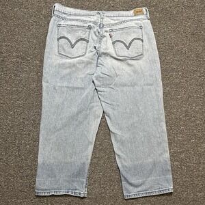 Levi's 515 Capri Light Wash Denim Jeans Women's 14